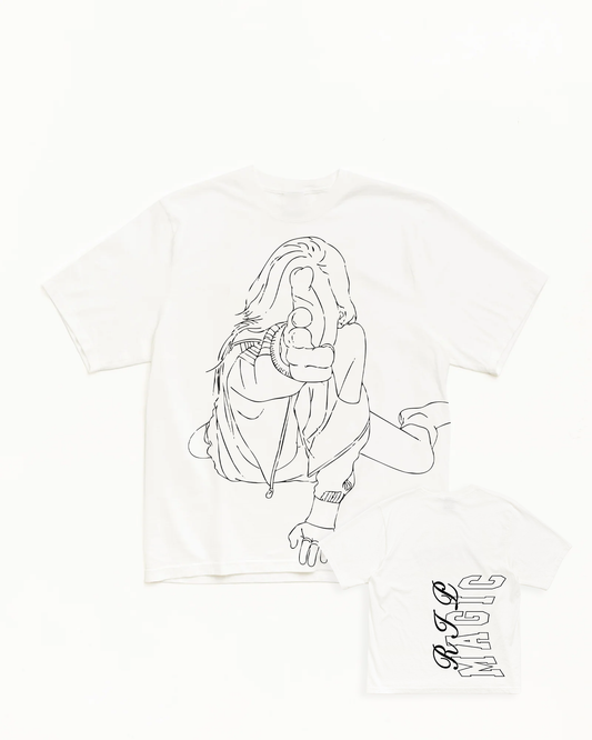 1,2,3 White T-Shirt